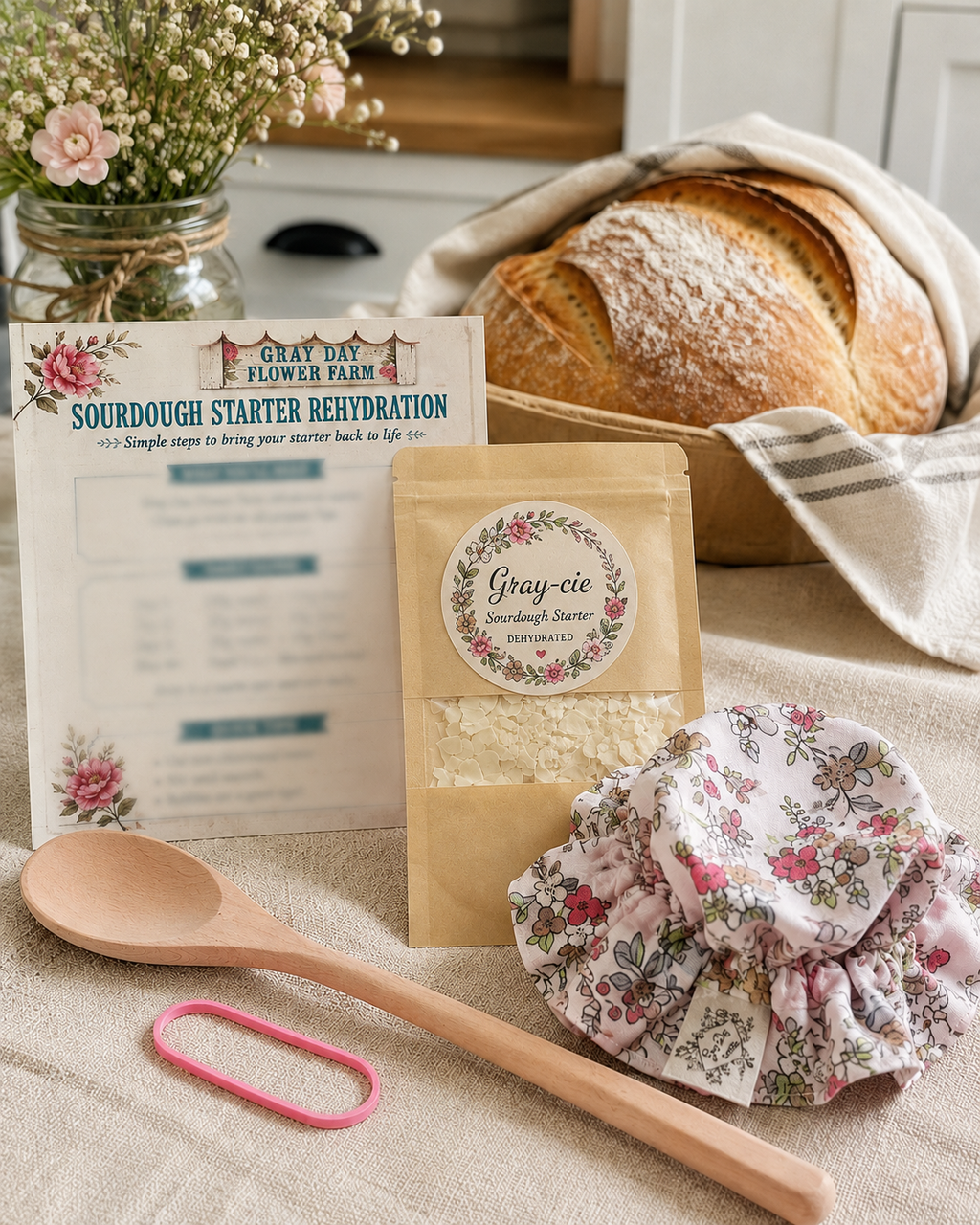 Gray-cie Sourdough Starter Kit