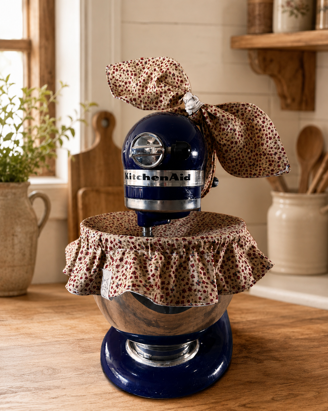 Harvest Hens KitchenAid Mixer Bow & Bowl Cover Set