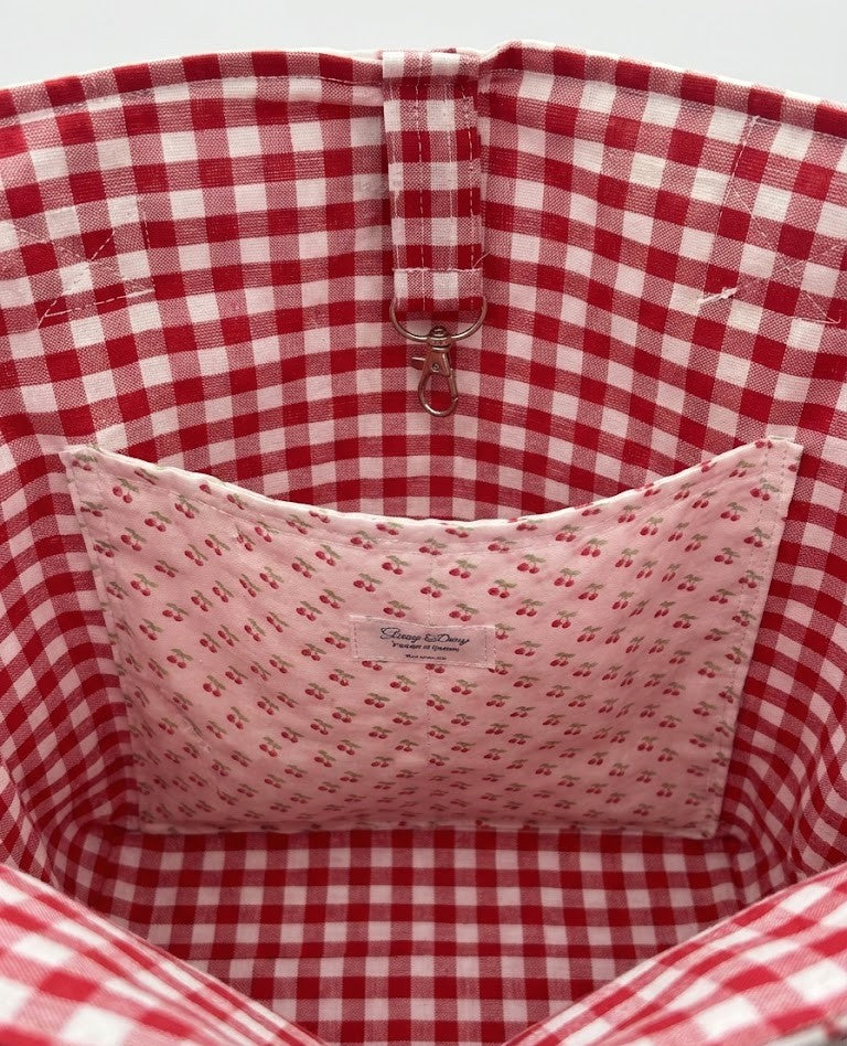 Cherry Jubilee Quilted Tote - Limited Edition