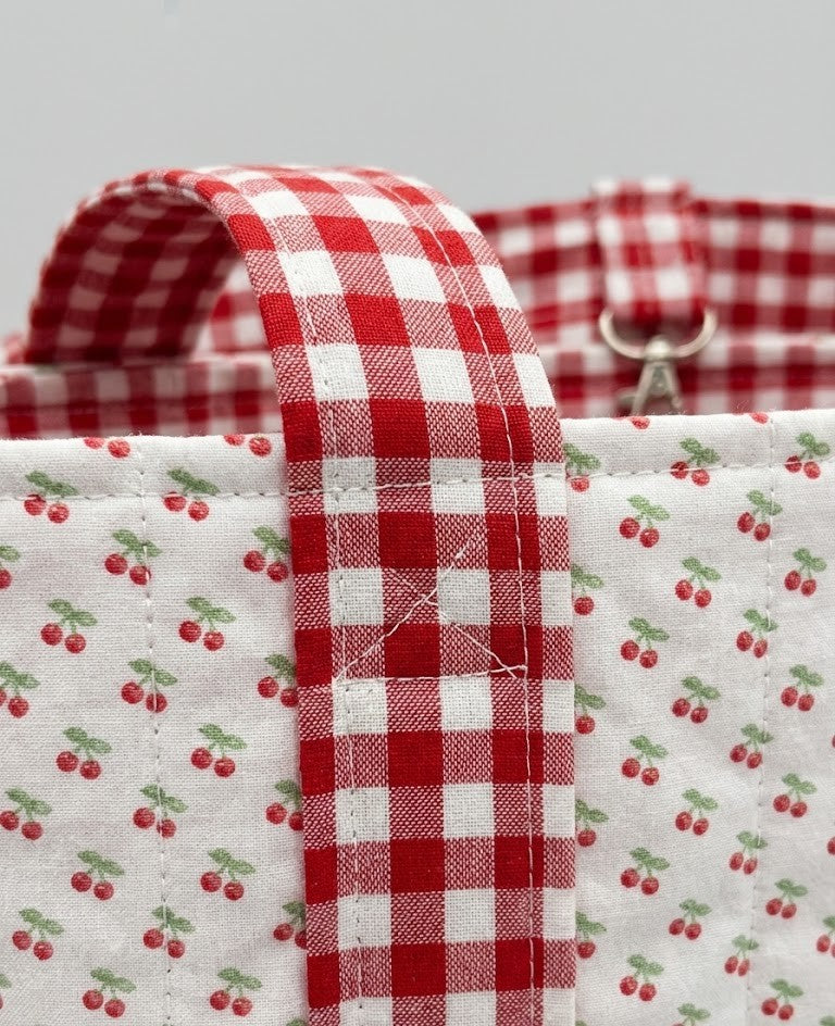 Cherry Jubilee Quilted Tote - Limited Edition