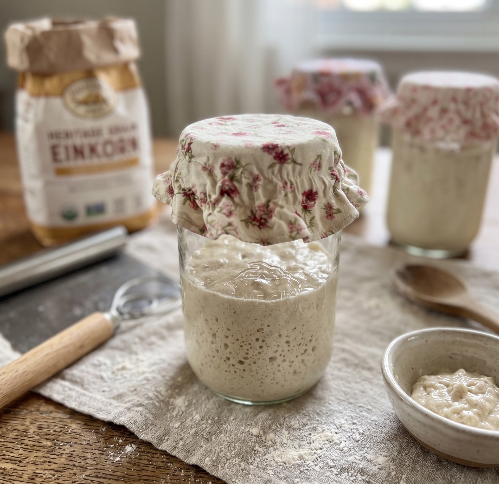 Sourdough starter jar Bonnets